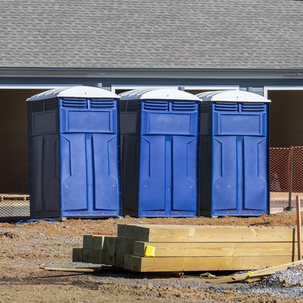 are there any restrictions on where i can place the porta potties during my rental period in Okeana Ohio